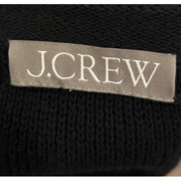 J.Crew Emilie Patch Pocket Lady Jacket Cardigan Black Gold Button BQ197 Sz M - Picture 7 of 9